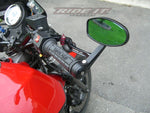 Universal Motorcycle 7/8 handle bar CNC Bar End Mirror